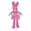 Cute Plush Standing Colorful Bunny with Skirt /Soft Lovely bunny 23cm Tall/Stuffed Customized Toy Rabbit with Bowknot