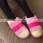 Indoor fancy warm soft electric usb heated slippers for women