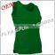 custom wholease plain sleeveless women's running singlet for Gym