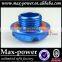 Brand new Suitable for Toyota M36*3*60 aluninum Gredd* car auto fuel tank cap cover MP-CAP-02 blue