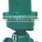 Teflon Lined Diaphragm Valve weir type