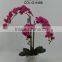 artificial orchid flower with flowerpot