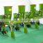 patented 3-row corn seeder with tractor