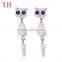 new style anallergic polyresin lion shape korean drop earrings jewellery for girls