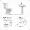 Hot sale two piece toilet and wash basin set/sanitary ware ceramic bathroom suite