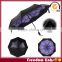 21" Flower Printing 3 Folding Fashion Umbrella With UV Proof                        
                                                                Most Popular