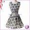 High Spandex floral maxi dress Skinny