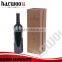 Custom unpainted solid wooden wine box
