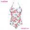 Wholesale Lady Cherry Printed Plus Size Swimwear
