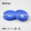 Screw blue metal cap with ruber stoper for glass jar mason jar
