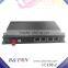 1Fiber 4RJ45 ST Fiber Media Converter