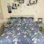 New design reactive printed bedding sets dark gray color printing duvet cover and pillow covers