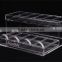 Manufacture Supply Customed 2-Tiers Clear Acrylic Chocolate Display Stand