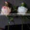 small short stem artificial peony silk flower