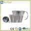 Milk jug etching calibration stainless steel 250ml custom stainless steel measuring cups