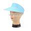 Plain Color Plastic Topless Cap Sun Visor Hat