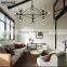 Industrial Decor Architectural Lighting Hand Blown Glass Pendant Light Black MD863001 L10