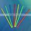 factory price colored art design juice stir drinking straw