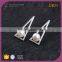 E77965K01 STYLE PLUS silver plate flat white big pearl stud earrings from Forever 21 series