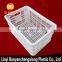 530x360x280mm Turnover Plastic Basket for Vegetable Fruit and Food Transportation