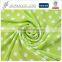 Jiufan Textile New Pattern Printed Georgette 100% Spun Polyester Green and White Spot Fabric
