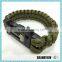 Guaranteed quality proper price quality custom paracord survival bracelet