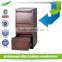 Central locking metal 3 drawer office file cabinet/Practical standard size steel 3 drawer metal file cabinet