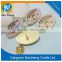 Oval shaped zinc alloy pin lapel with various accessories