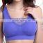 Women Seamless Racerback Yoga Padded Stretch Workout Top Tank Comfort Sports Bra