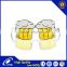 New Funky Custom Beer Bottle Shaped Plastic Party Glasses, Super Cool Crazy Party Glasses