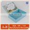 Square white plain cardboard baby gift box with lids