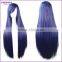 80cm Grey Extra Long Straight Wigs Synthetic Wig                        
                                                Quality Choice
