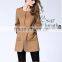 camel color factory supply hign woolen lady coat