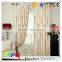 Vase design pure natural color silk look polyester curtain fabric- width 280cm, measure by height continuous