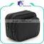 Custom Black Men Toiletry Bag with two compartments