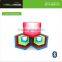 Mini size cube round portable small Bluetooth speaker with led light