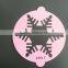 plastic cake stencil of 3designs set