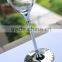 2015 new design lead free clear crystal 250ml wedding champagne glasses
