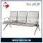 3 Seats High Backrest stainless steel airport waiting chairs