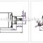 SCL-2012090150 CBX250 TWISTER/XR250 TORNADO motorcycle starter motor for motorcycle parts with the top quality