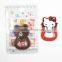 Wholesale Cartoon Character Soft PVC Cute Metal Rubber Bottle Openers