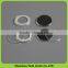 Hot sell transparent empty plastic coin capsules with ring
