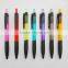 LOGOprinting ball pen with Black clip and black Grip