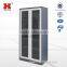 Xinhui office furniture use swing door steel cupboard ,metal file cabinet,glass door cabinet