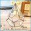 Hot sale indoor plant glass terrarium clear glass geometrical hanging terrarium-removable glass terrarium