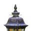 European die cast aluminum retro outdoor pillar waterproof lamp