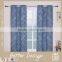 2PCS JACQUARD COATING BLUE HOME GOODS READY MADE CURTAINS