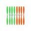 4 Pairs Tarot TL150S1 3020 PC Fiberglass Propeller Green & Orange CW CCW For RC Multicopter Part