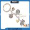 Wholesale Custom Promotional Gift High Quality Mini Animal Metal Keychain With Different Breed Dog