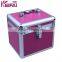 Keifai Customizable Portable Purple Plain PVC Custom Jewelry Box